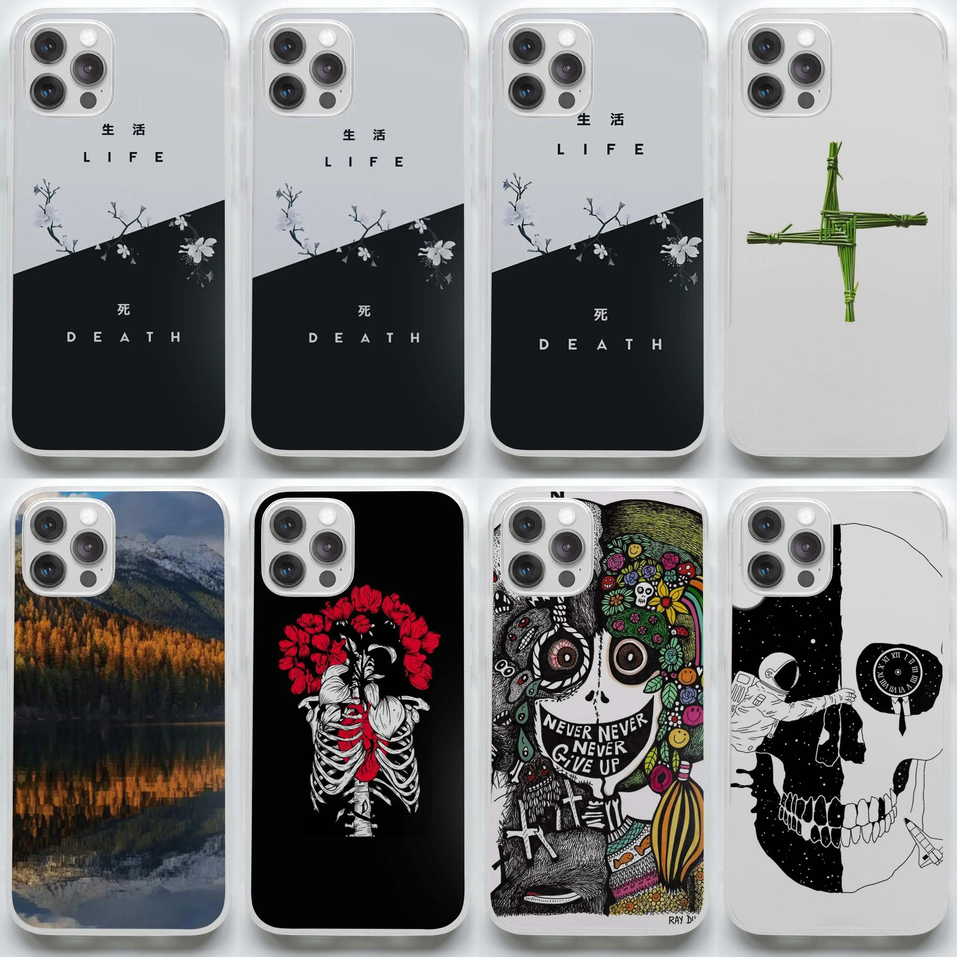 

Life Or Death Soft Here Wicker Phone Case for iPhone X XS XR Max 7 8 Plus 11 12 13 Pro Max Mini Photos Coque Dog Silicon