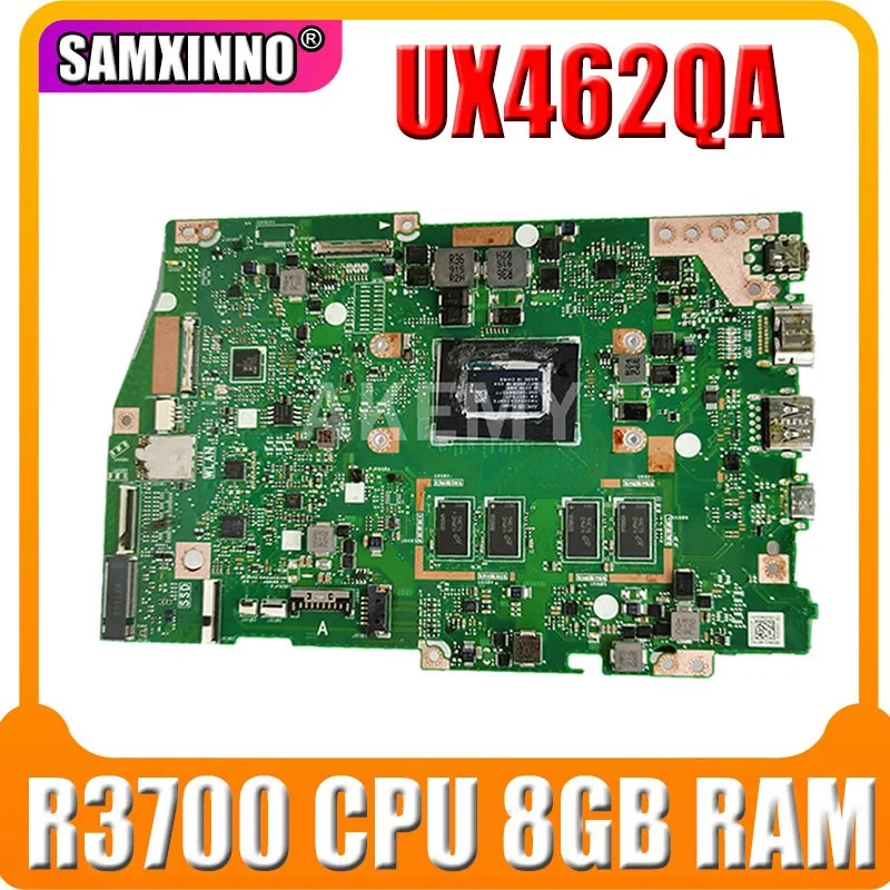

FOR ASUS ZenBook Q406D Q406DA Q406Q Q406QA UX462QA LAPTOP MOTHERBOARD Mainboard WITH R3700 CPU + 8GB RAM