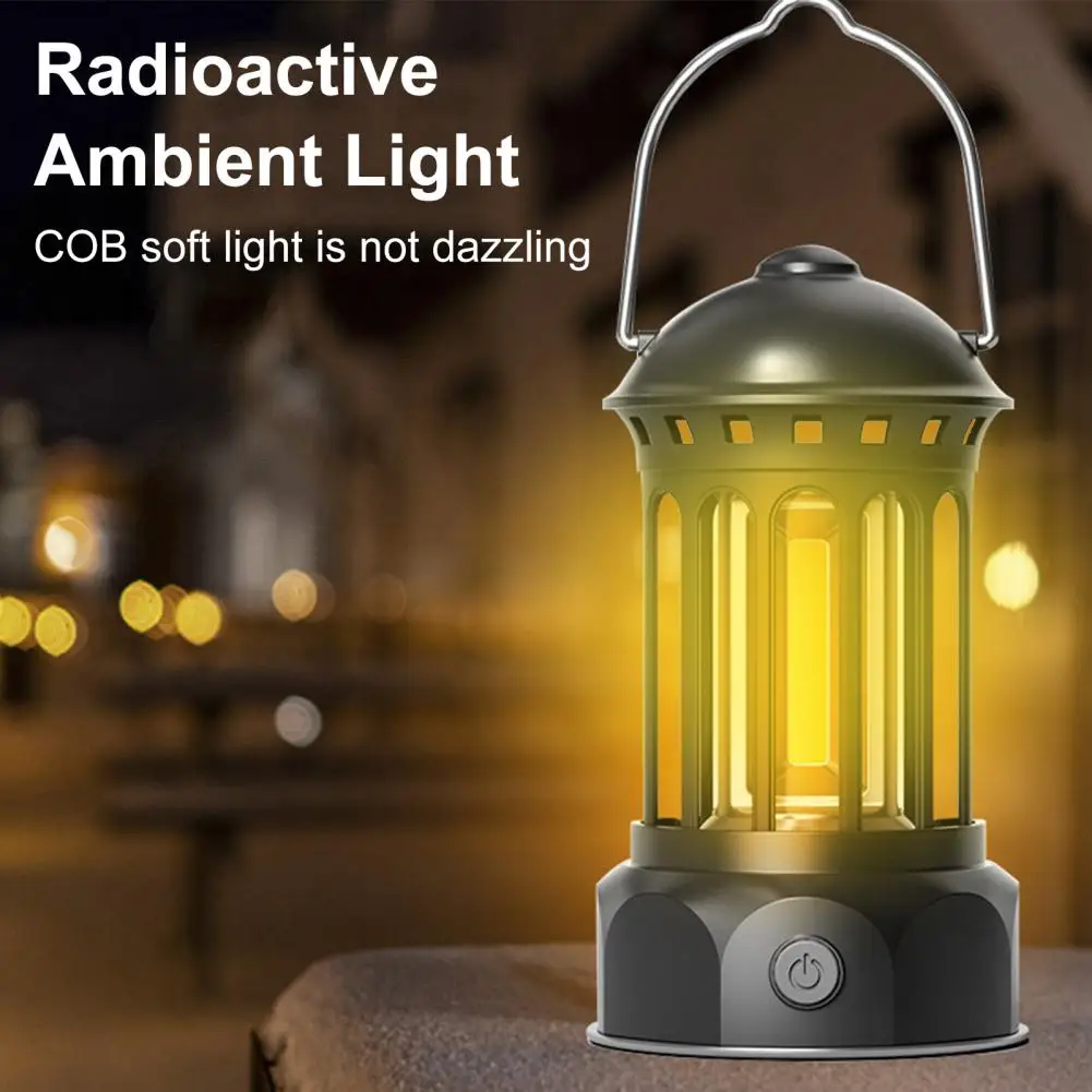

Camping Lamp LED Rechargeable Hanging Waterproof 360 Degree Illumination Lantern High Brightnesses Energy Saving Outdoor Light