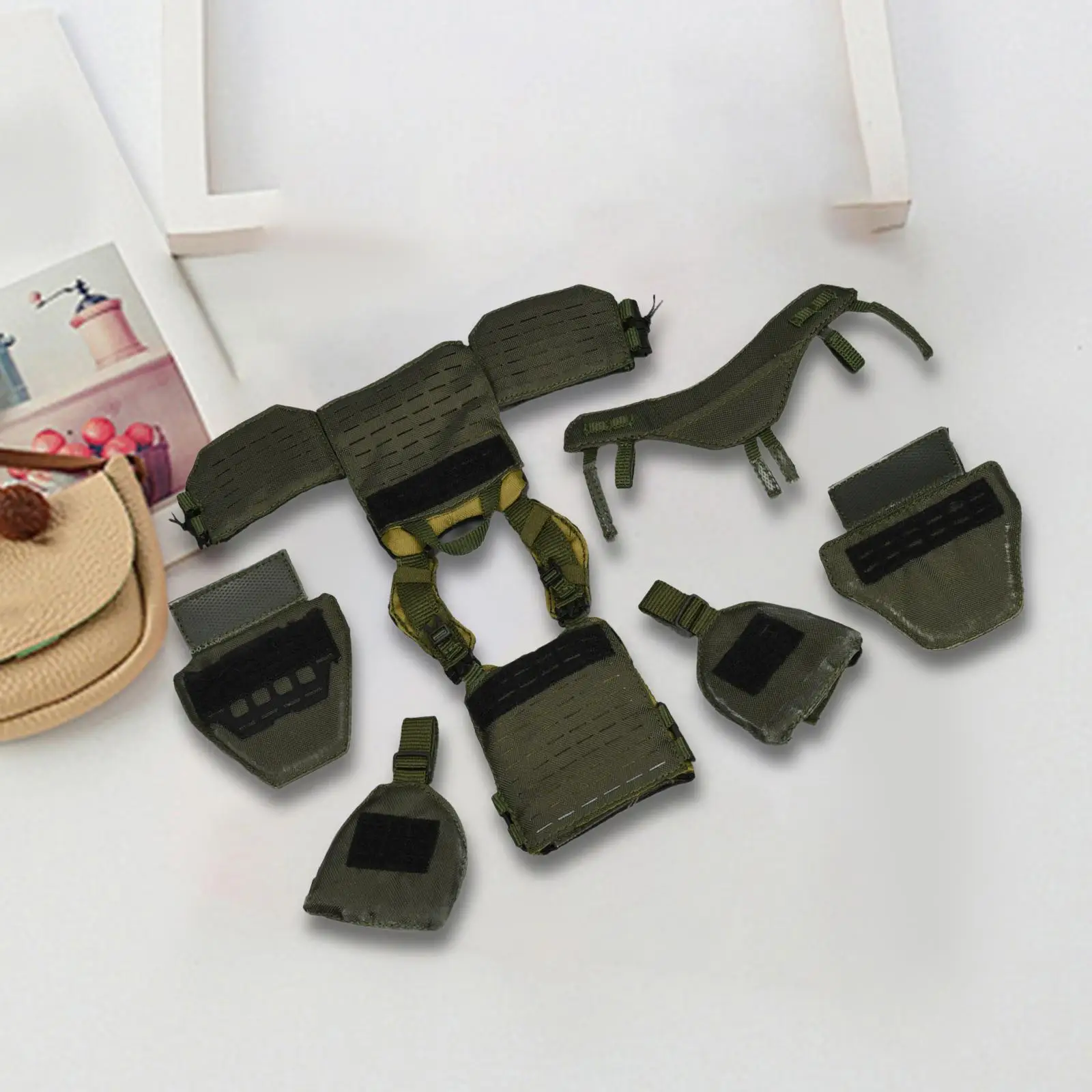 Экшн-фигурки жилет в масштабе 1/6 нагрудный украшение для кукольного домика