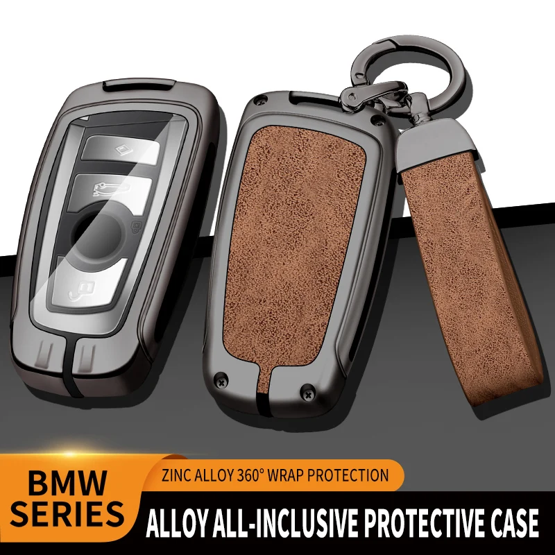 

Zinc Alloy+TPU+Leather Car Remote Key Bag For BMW 1 3 5 Series F20 F30 G20 F31 F34 F10 G30 F11 X3 F25 X4 I3 M3 M4 Accessories