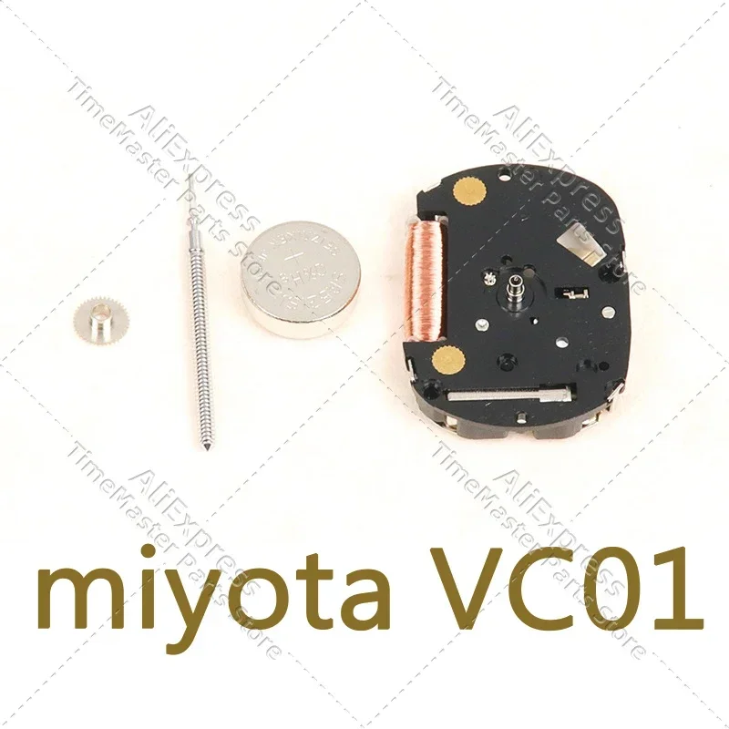 Фото Кварцевый механизм Япония MIYOTA VC01 3 стрелки с батареей аксессуары для часов сменные часы нулевые инструменты №1