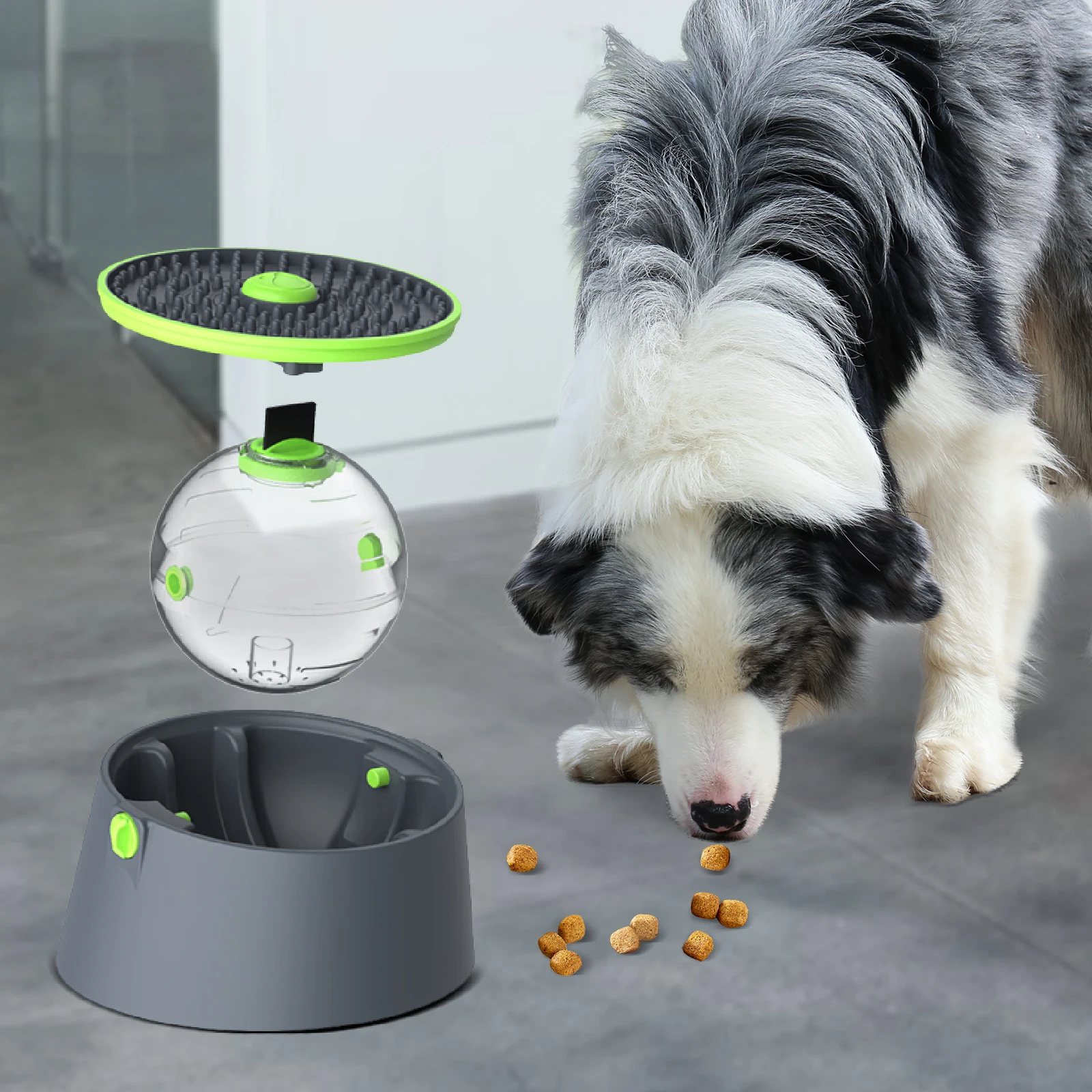 

Многофункциональная обучающая игрушка для собак, мяч для утечки пищи для кошек и собак, медленное питание