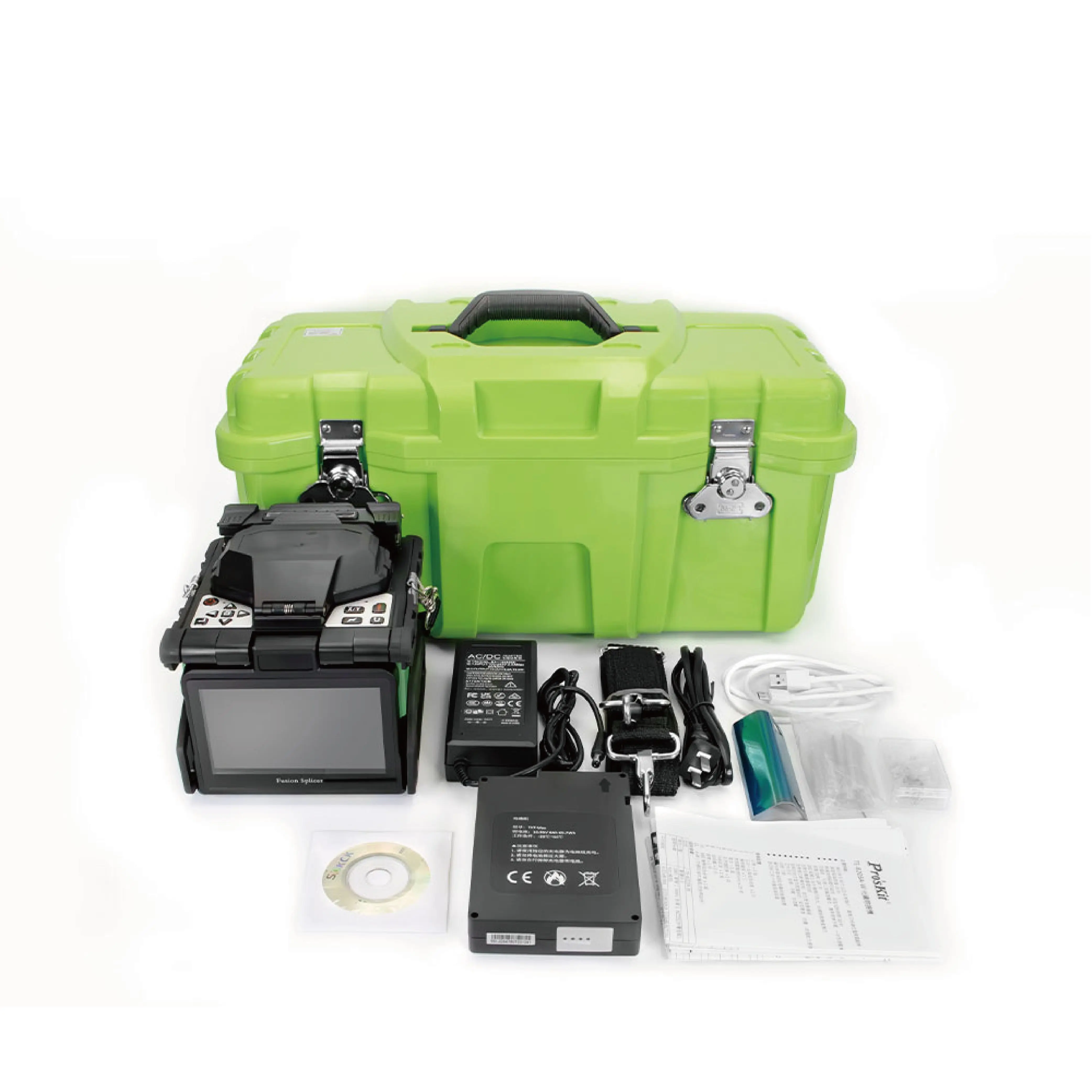 Pro'skit TE-8201G-W автоматический сварочный аппарат для оптоволокна с цветным