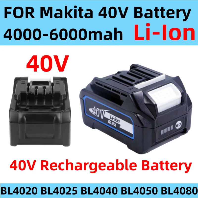 Литий-ионный аккумулятор для электродрели Makita батарея 40 в 6 0 Ач XGT BL4025 BL4040 BL4020 BL4050
