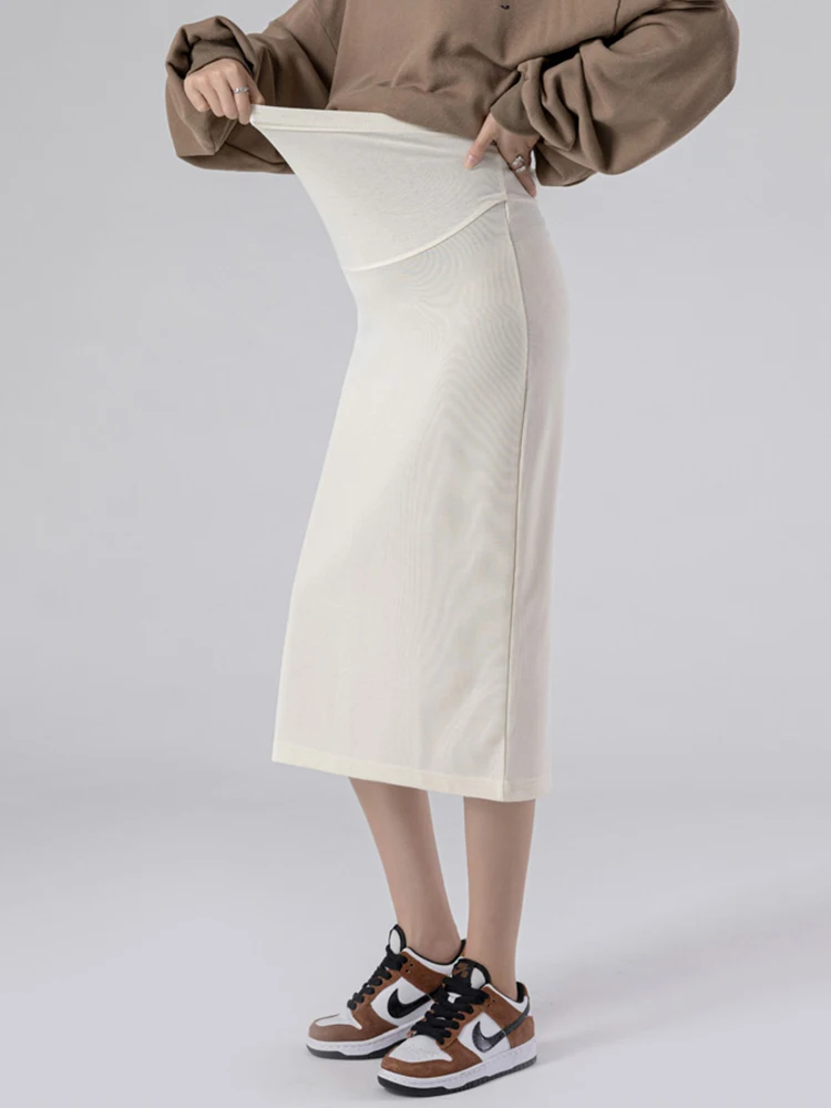 

Pregnant Skirt Autumn Long Skirt Maternity Skirt Pregnency Clothes Korean Style Skirt Wrap Skirt Maternal Skirts