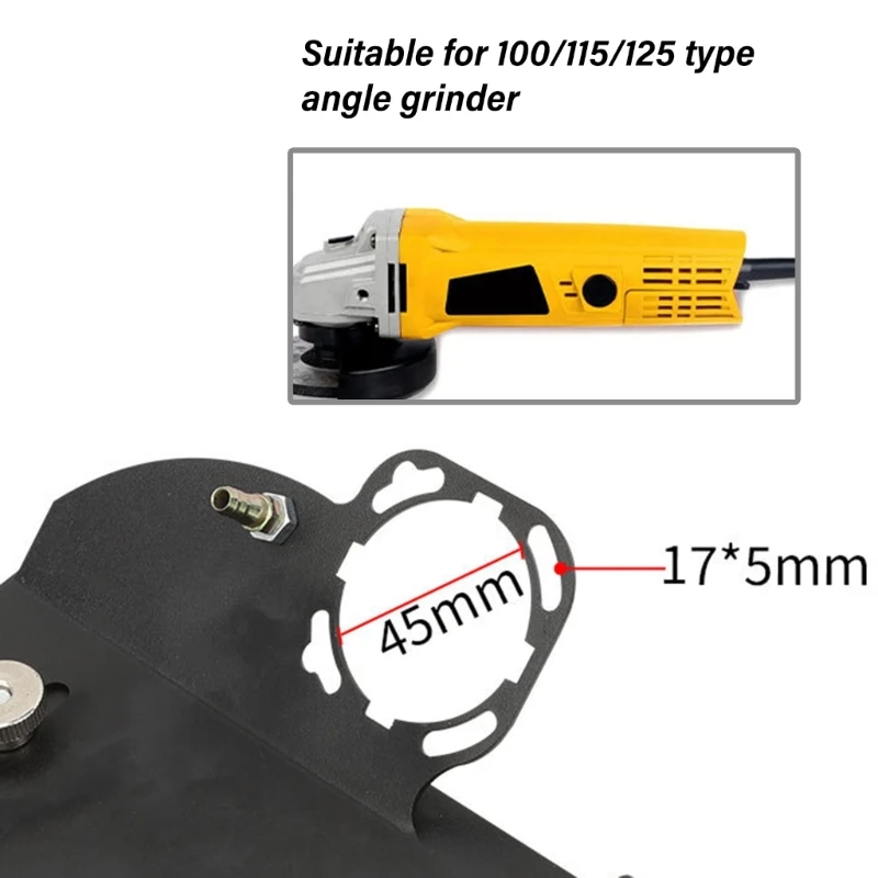 Решение для резки плитки Угловая шлифовальная машина с подставкой снятия фаски