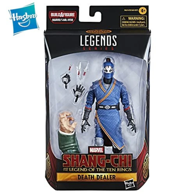 

Фигурка героя из серии Hasbro Marvel Legends, Shang-Chi, легенда о десяти кольцах, дилер смерти, 6-дюймовая масштабная фигурка с аксессуарами