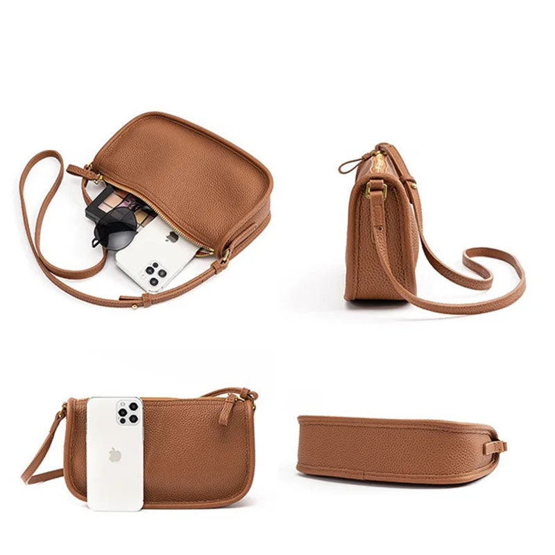 YFZ  Premium Quality Women Bag Small, Soft and Comfortable Nauture Genuine Cowhide Leather Small Mesenger Bags for Women