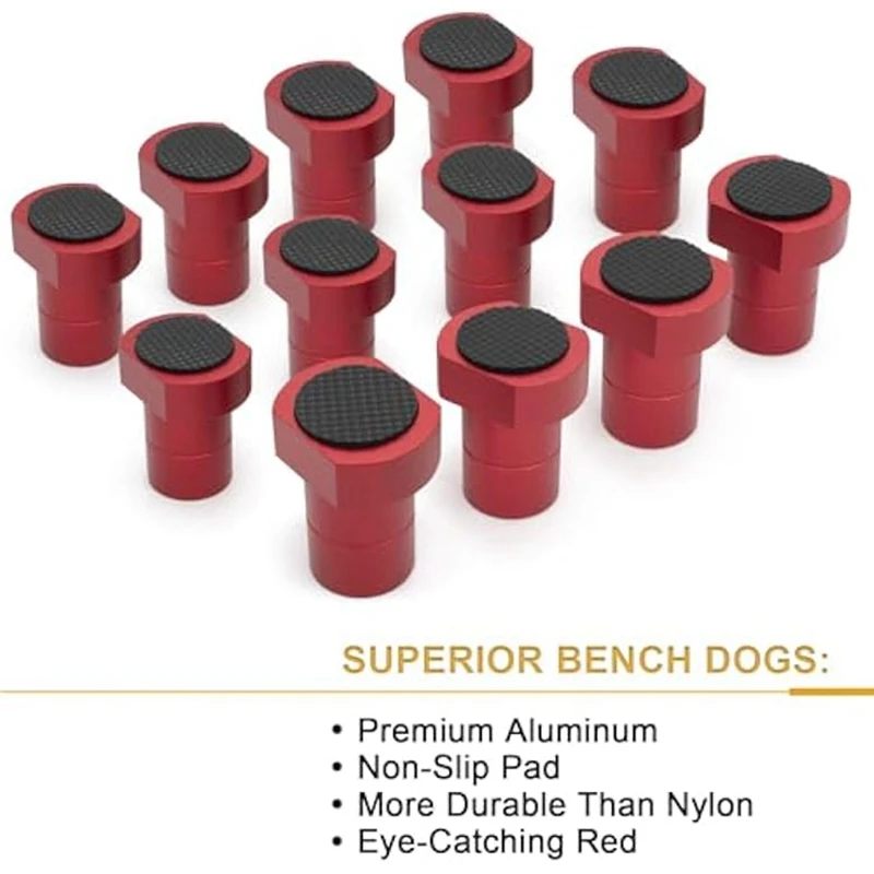 12 шт. 3/4 дюйма скамейка для собак нескользящая зажим алюминиевый верстак столов