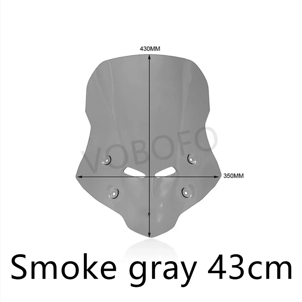 Увеличенное и модифицированное лобовое стекло мотоцикла переднее ветрозащитная