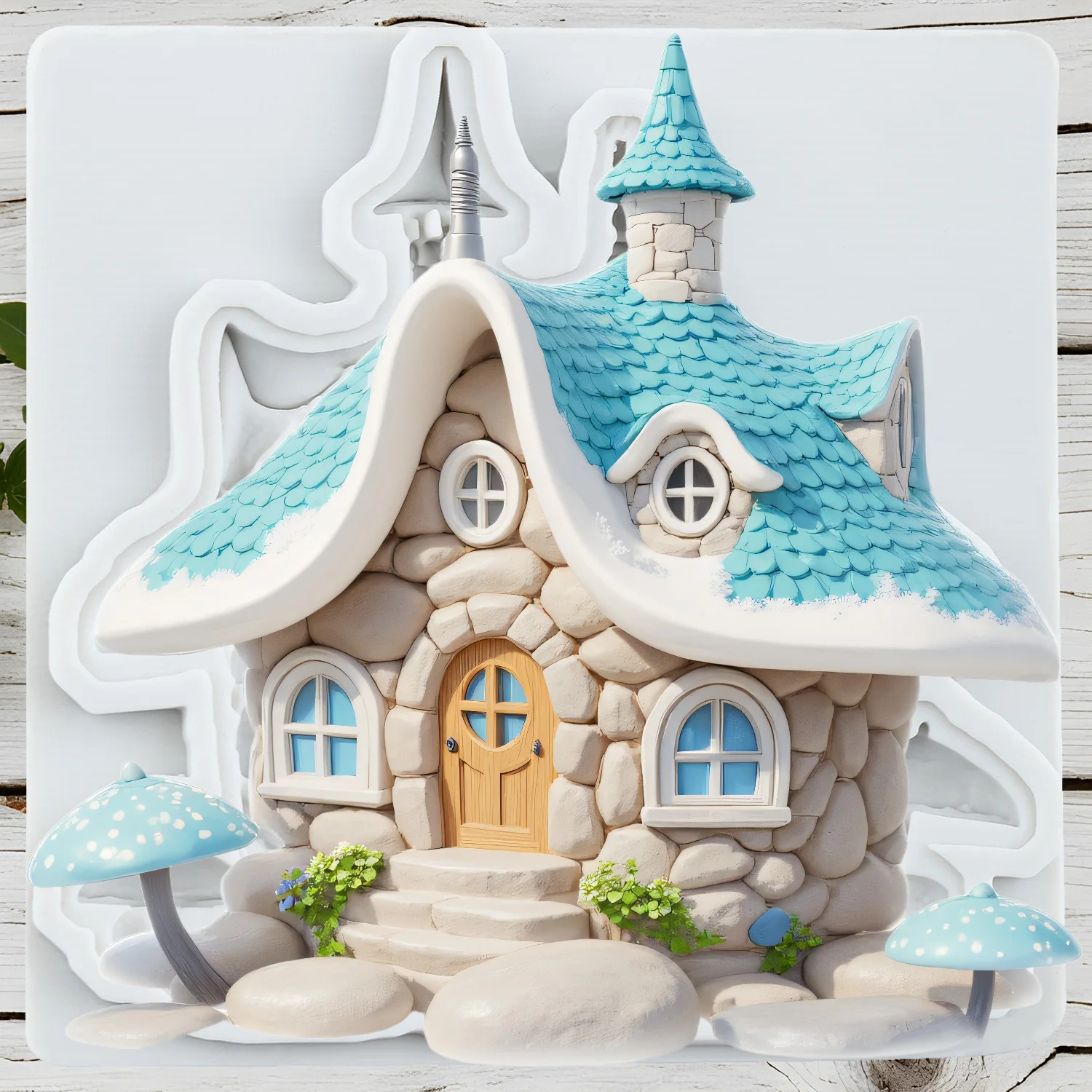 

Силиконовые формы для кекса "Сказочный садовый дом"