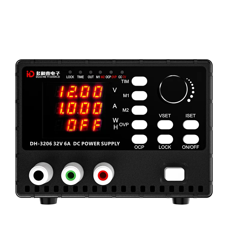 TBK DH-3206 Adjustable DC power supply LED Digital Lab Bench Power Source Stabilized Power Supply Voltage Regulator Switch