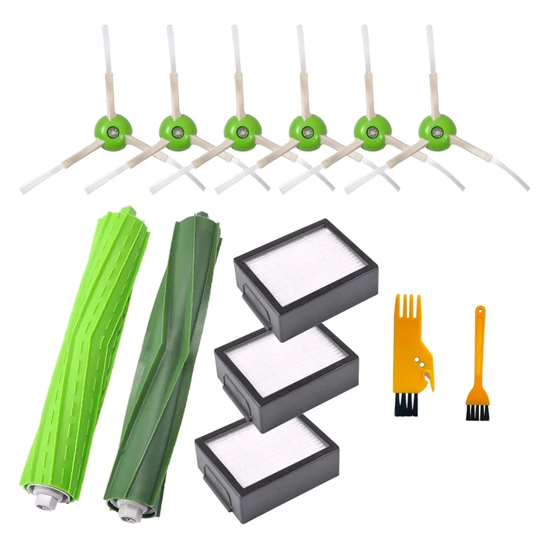 

HEPA Filters Side Brushes Roller Brushes Replacement For Irobot Roombai E5 E6 E7 I7+/I7 Plus Robotic Vacuum Parts