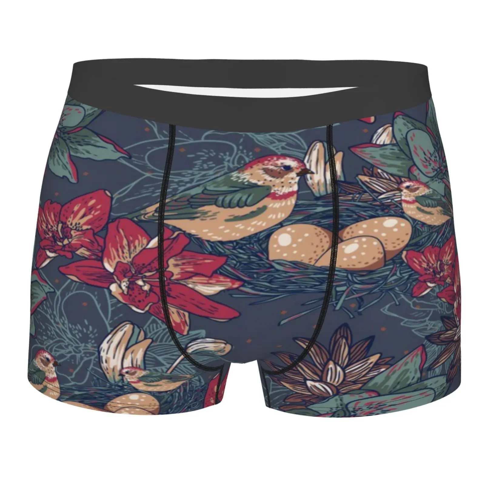 

Floral And Birds Ix 1360 Boxer Briefs Boxershorts Men Set Men Women Sexy Pocket Mens Polyester Mens Sheer And Top Set Men Pack