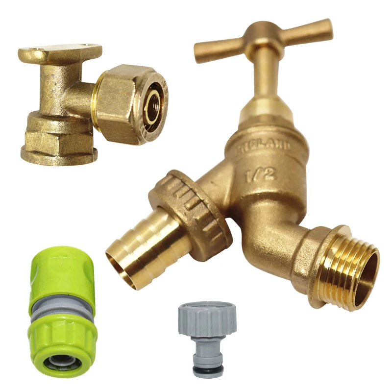 

1 Set IBC Tank Connector Tank Valve Tank Faucet Alloy Garden Home Replacement Valve Fitting Faucet Accessories