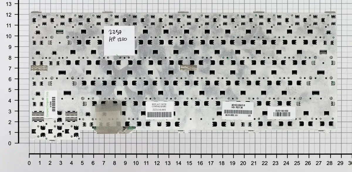 Клавиатура для HP Compaq Presario 1237 черная
