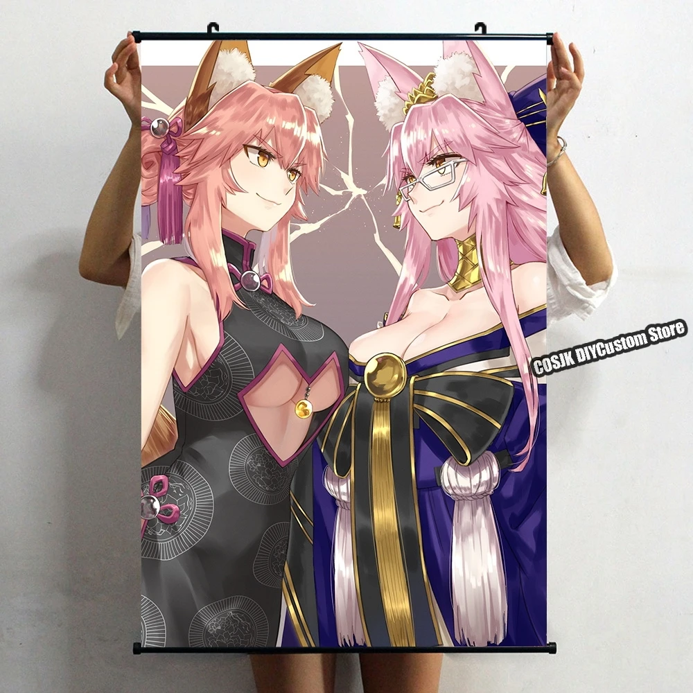 Популярная Аниме игра Fate/Grand Order Koyanskaya of light постер стена прокрутка домашний декор