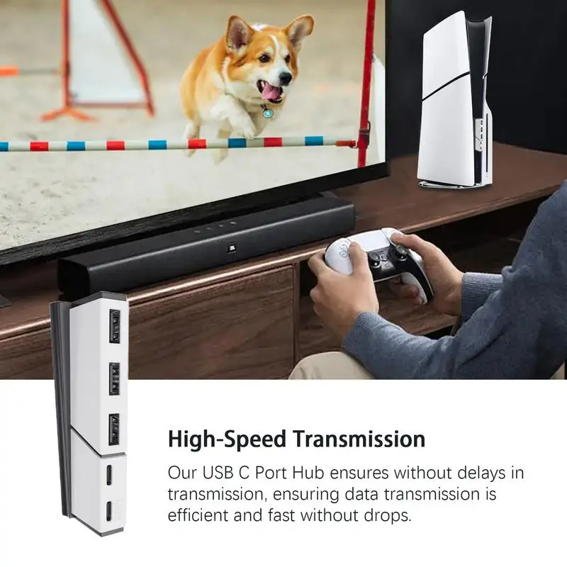 Многопортовый адаптер USB C многофункциональная Расширительная док-станция с Type-C