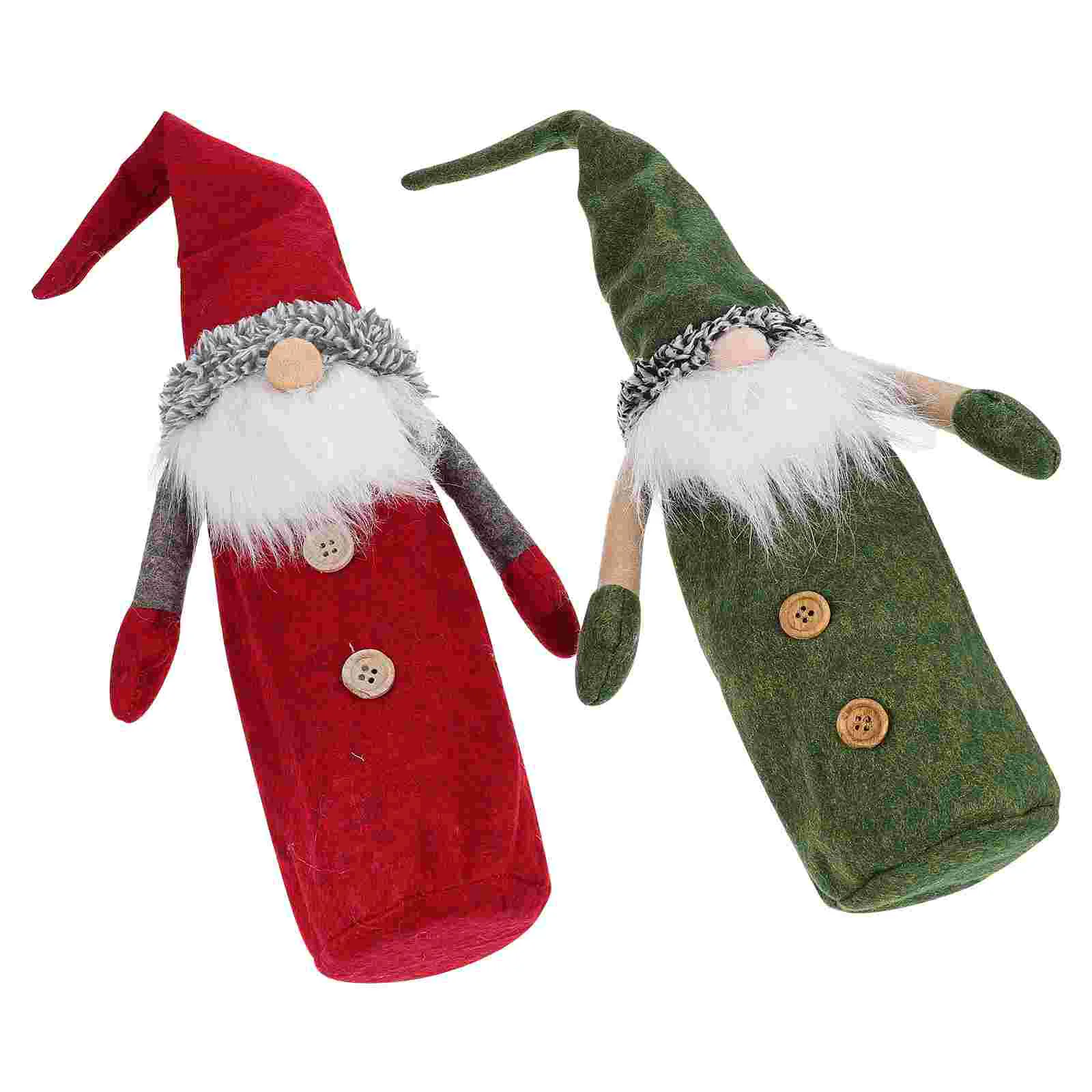 

Bottle Christmas Covers Partydecoration Tabledecorations Decorative Hats Dress Faovrs