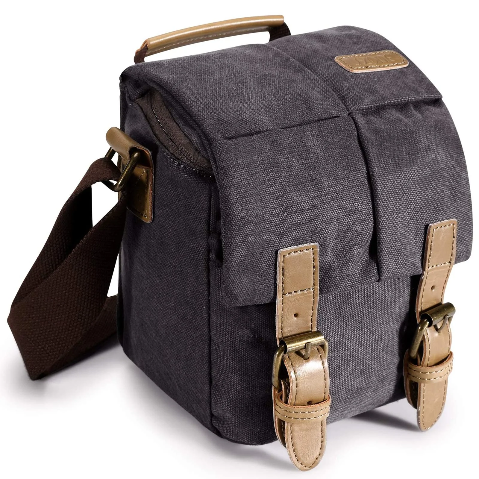 S-ZONE Waterproof Camera Bags for DSLR Canvas Vintage Should