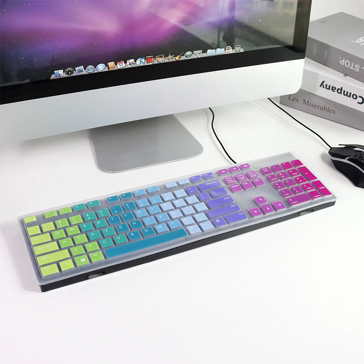 Silicone Keyboard Cover Skin for Dell KB216 KM636 for Dell O