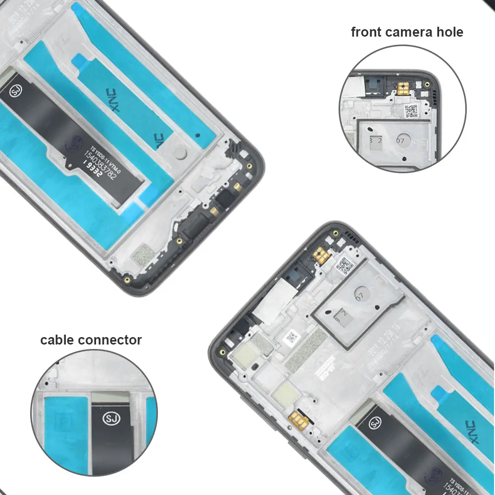 G8 протестированный ЖК-дисплей для Motorola Moto G8 Play, преобразователь сенсорного экрана в сборе с рамкой для Moto G8 Play XT2015 XT2015-2 (art.: 3920d408c8a7a) - 3920d408c8a7a