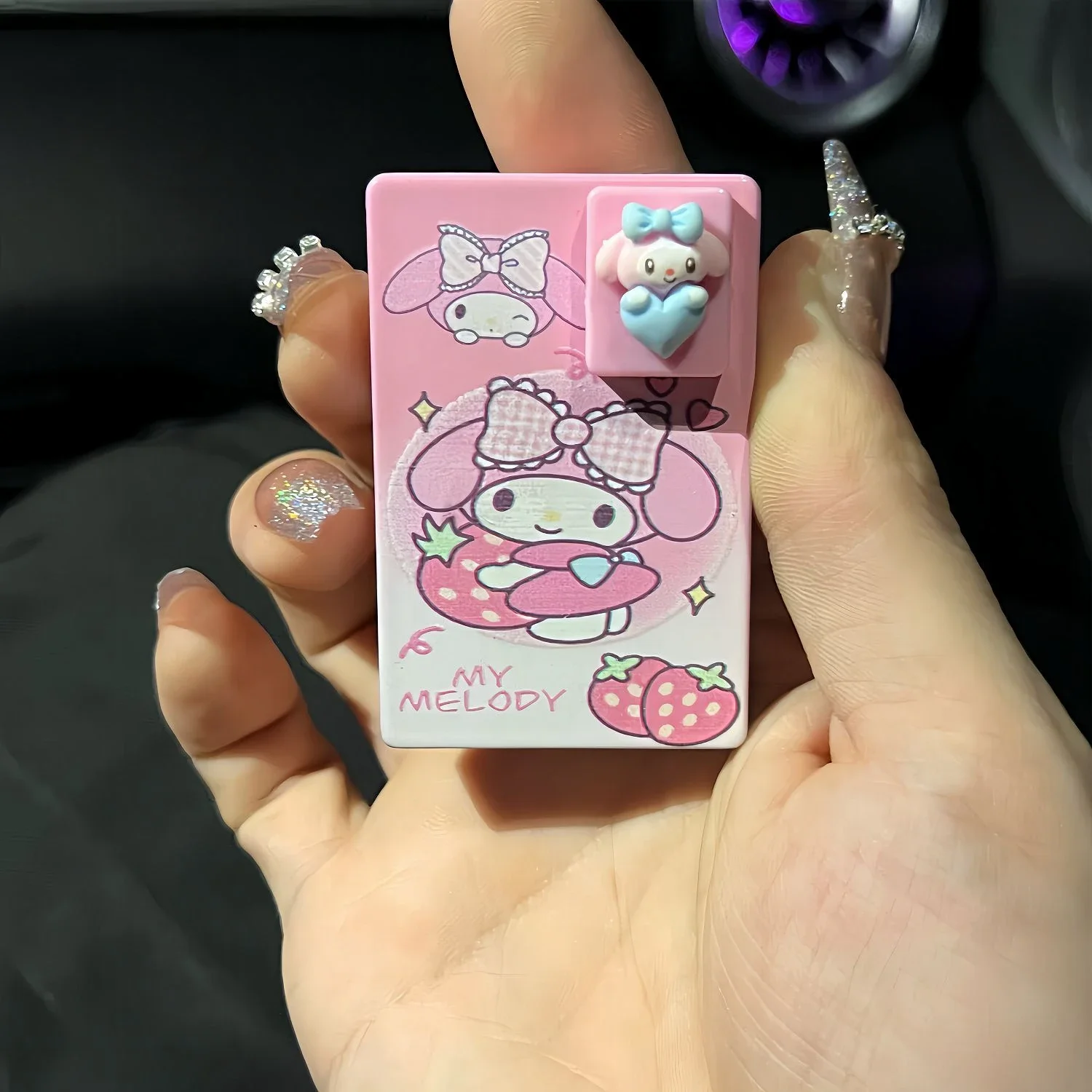 Металлический реактивный фонарь ветрозащитная зажигалка Hello Kitty Kawaii MyMelody Kuromi Cinnamo