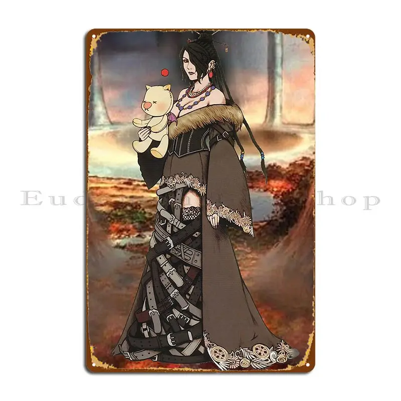 Металлический знак Lulu Ffx тарелки для вечеринок в гараже кухонный печатный плакат