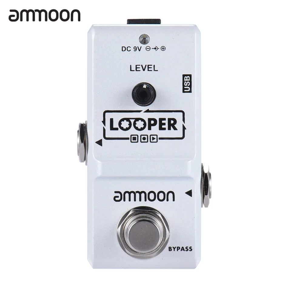 Ammoon AP-09 Looper педаль для гитары серии Nano петля резьба обход неограниченные