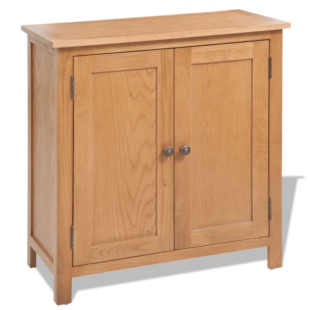 

Sideboard Solid Oak 70x35x75 cm Brown