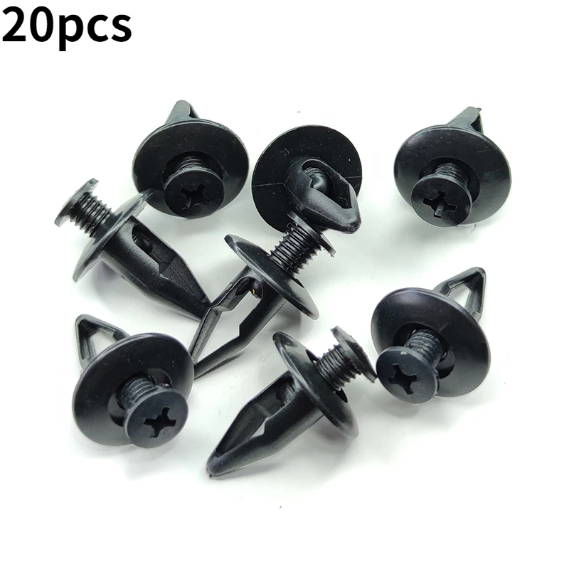 

20 шт. заклепки для Mazda Fender, подкладка арки колеса, защита от брызг, пластиковые заклепки, зажимы для отделки, аксессуары для автозастежек