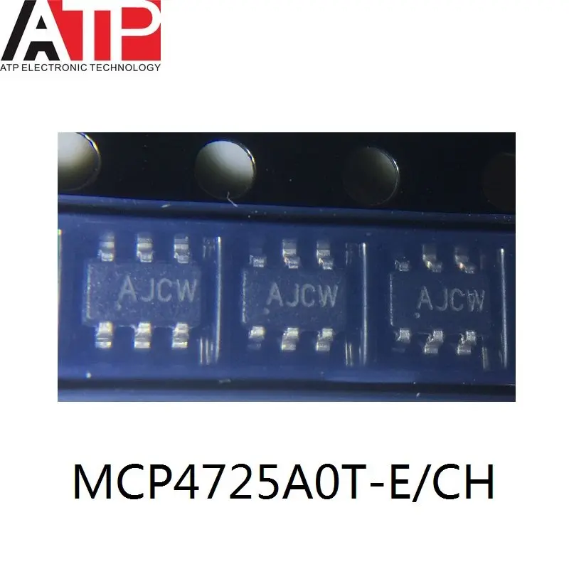 

10PCS/LOT MCP4725A0T-E/CH MCP4725A0T (AJ**) SOT23-6 DAC CHIP Digital to Analog Converter IC SOT-23-6 New and Original