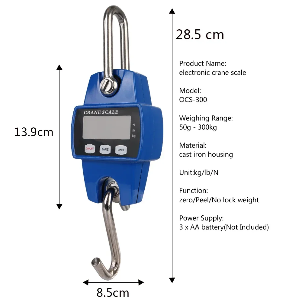 Весы нагрузочные из нержавеющей стали 300 кг