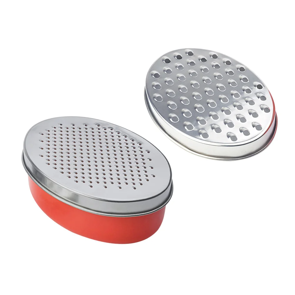 

Grater Cheese Slicer Vegetable Kitchen Steel Stainless Zester Container Hand Foodsrotary Shredder Toolsmall Fruit Ginger Butter