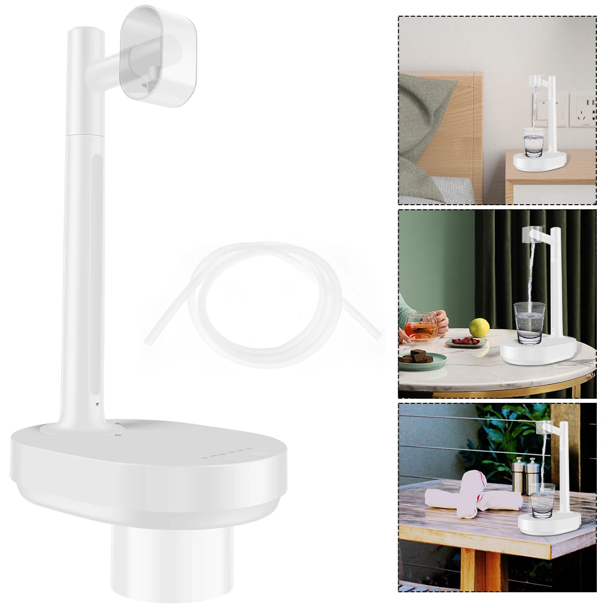 

Desktop Water Dispenser Smart Automatic Water Bottle Pump 1800mAh USB Rechargeable Portable Drinking Water Pump Quantitative