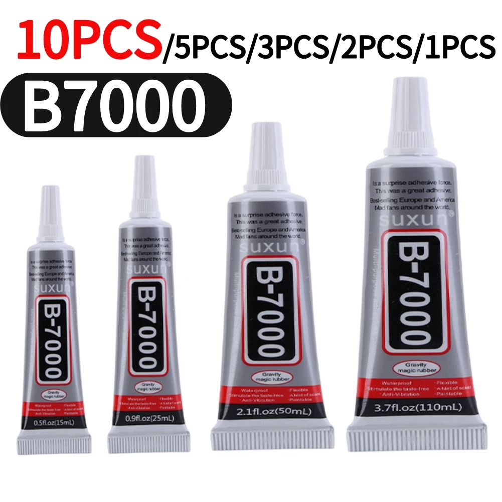 

B7000 Transparent Super Glue 15/ 25/50/110ML Rhinestones Crystal Adhesive Multi-function for Mobile Phone/Jewelry/Metal/Leather