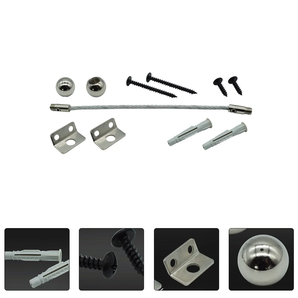 

Furniture Anti Tip Wall Anchors Straps Anchor Bracket Dressercabinet Earthquake Kit Safety Connector Child Bookcase Resistant
