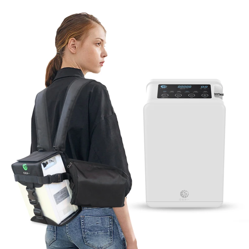 

2022 professional household medical equipment devices 1L 3L 5L Portable Oxygen Concentrator with battery