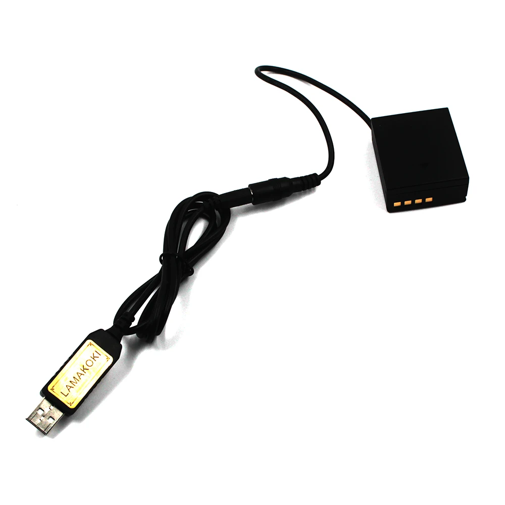 Фото Кабель QC USB Power Bank BLH1 BLH-1 Аккумулятор постоянного тока для камеры Olympus E-M1 Mark II №5