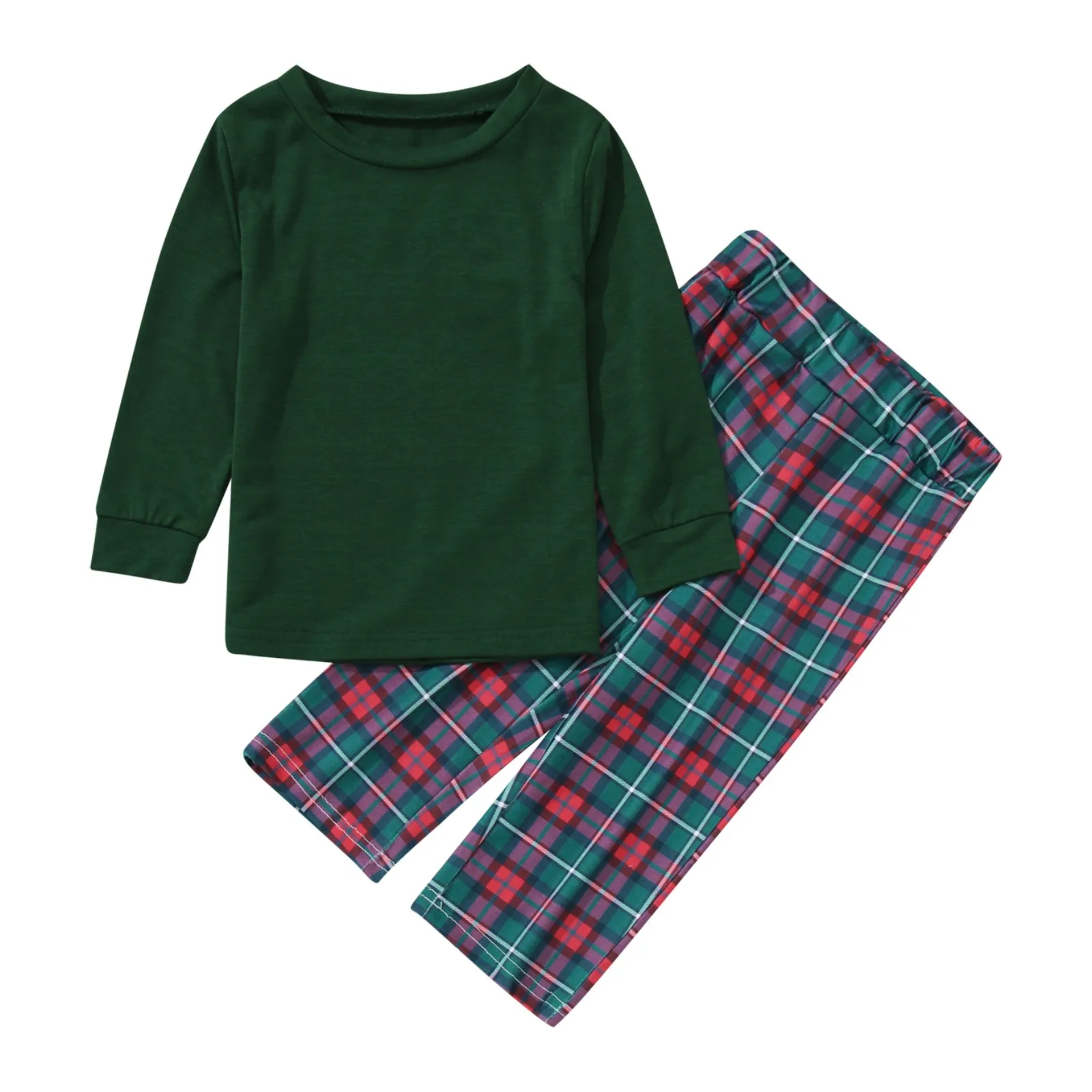 

Sexy Pants Sets for Women Children Kids Long Sleeve Plaid Print Top And Pants Sexy Pants Sets for Women Top And Shorts for Women