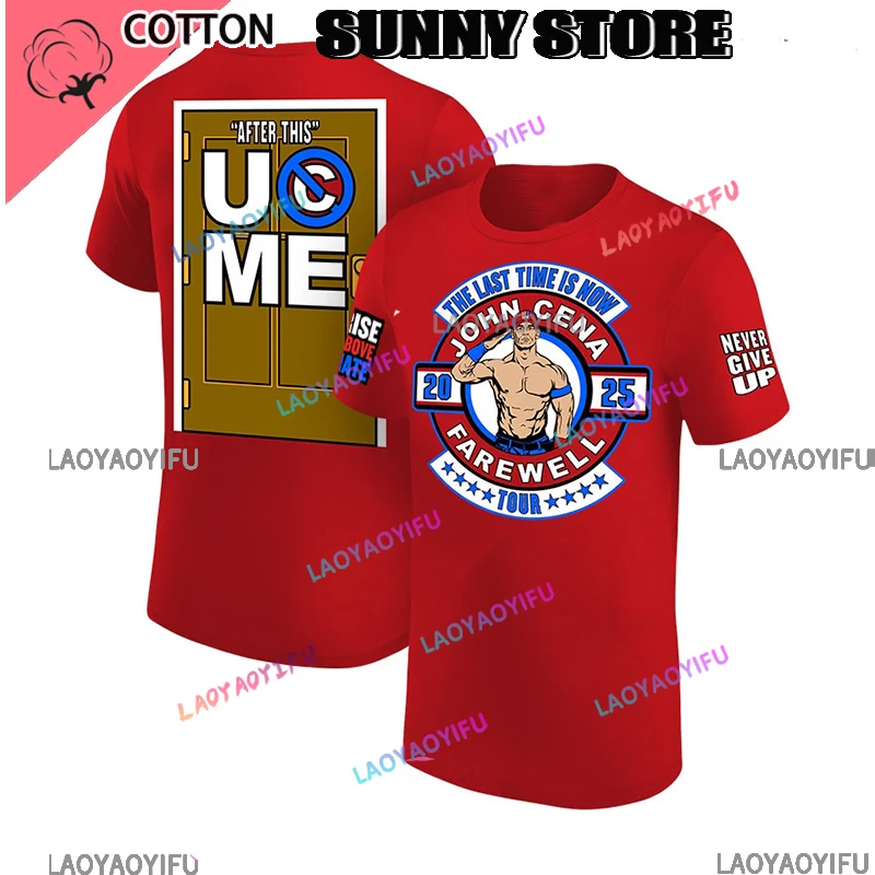 Фото Мужская бордовая футболка John Cena Farewell Tour 2025брюссель №3