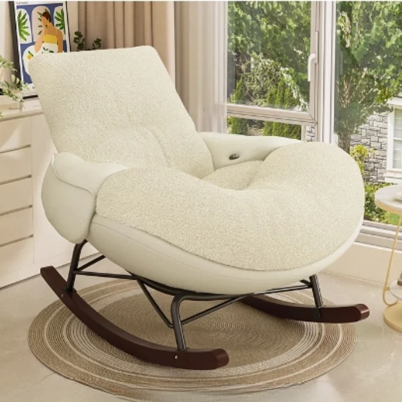 Роскошный дизайн кресло-качалка скандинавское для балкона яйцо удобная