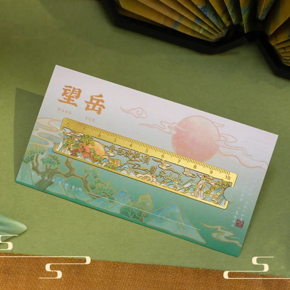 Винтажная линейка для рисования маслом закладка кавайная милая полая