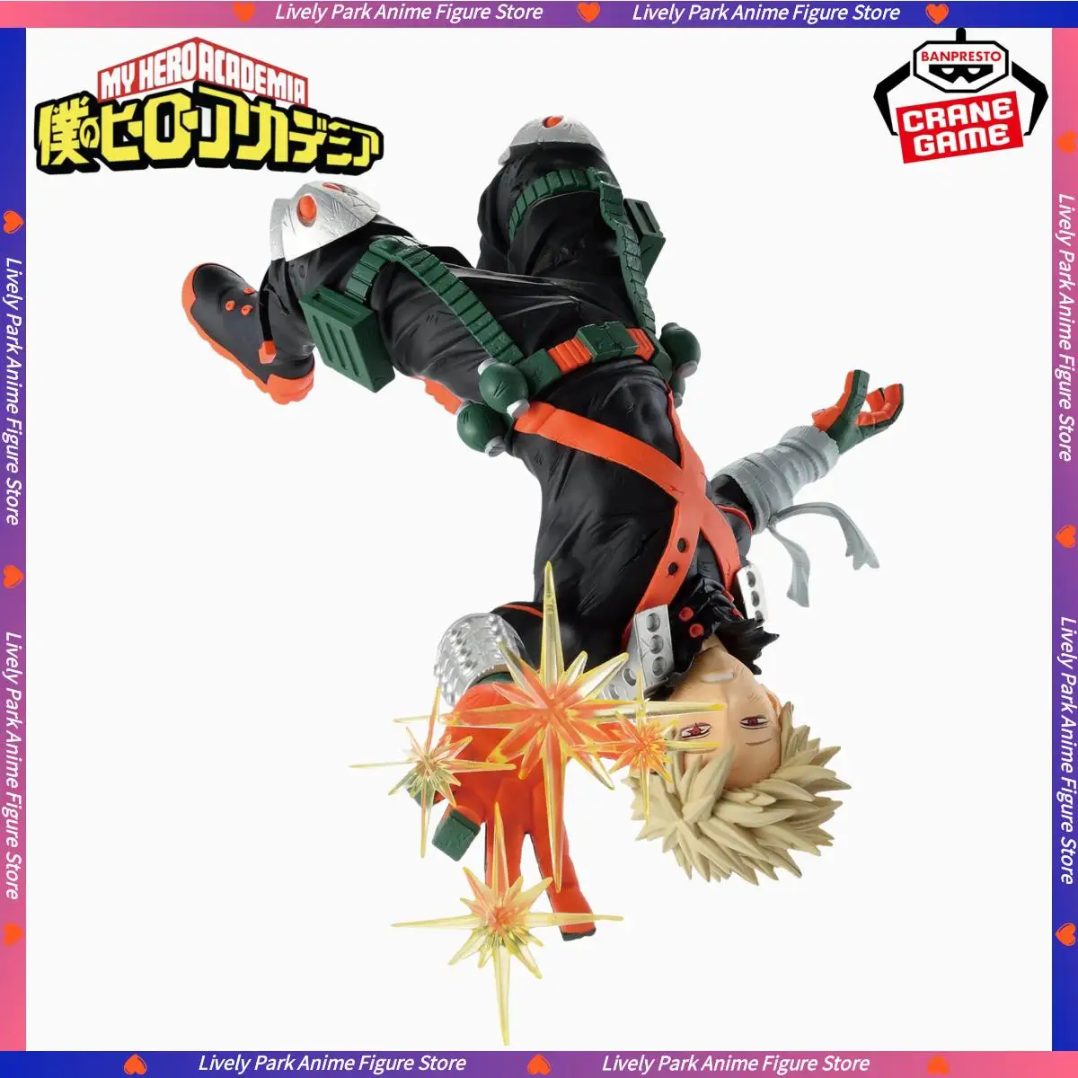 Фото Оригинальная фигурка BANDAI My Hero Academia MAXIMATIC KATSUKI BAKUGO, экшн-игрушки, фигурки, модель из ПВХ, коллекционная статуя, игрушки для детей, подарки №3