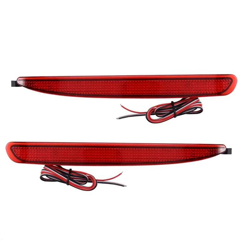 

Red Lens Clear Lens LED Rear Bumper Reflector Brake Stop Light Running Lamp for Mazda 6 2003-2008