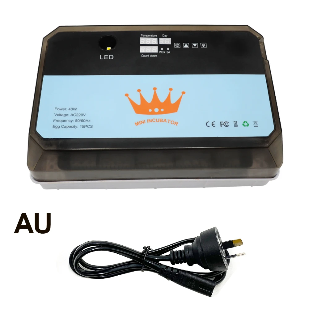 Инкубатор для яиц 220 В 15 инкубатор перепелов цыплят домашней птицы