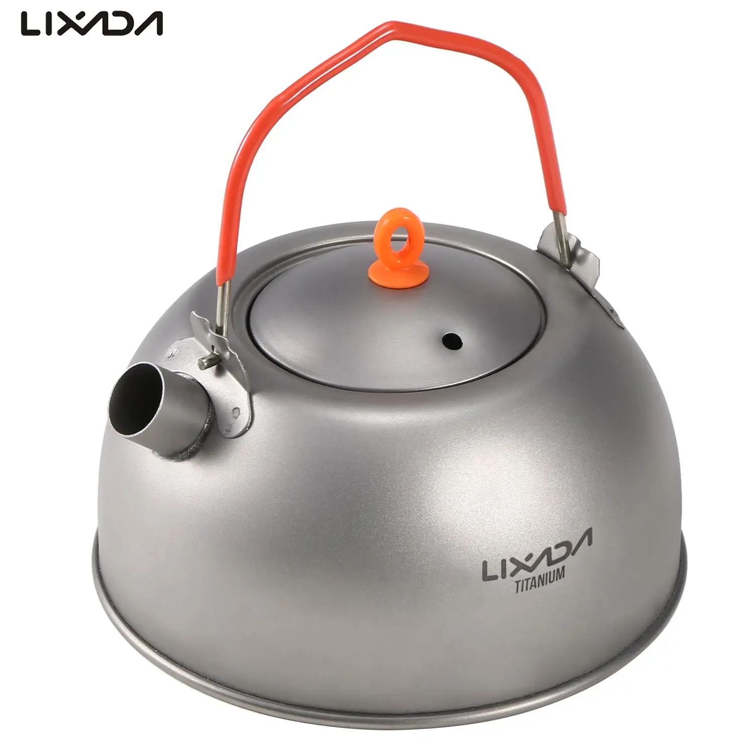 

Lixada 600ml Titanium Tea Kettle Boiling Water Coffee Tea Pot Outdoor Camping Hiking Kettle Backpacking Picnic Tableware