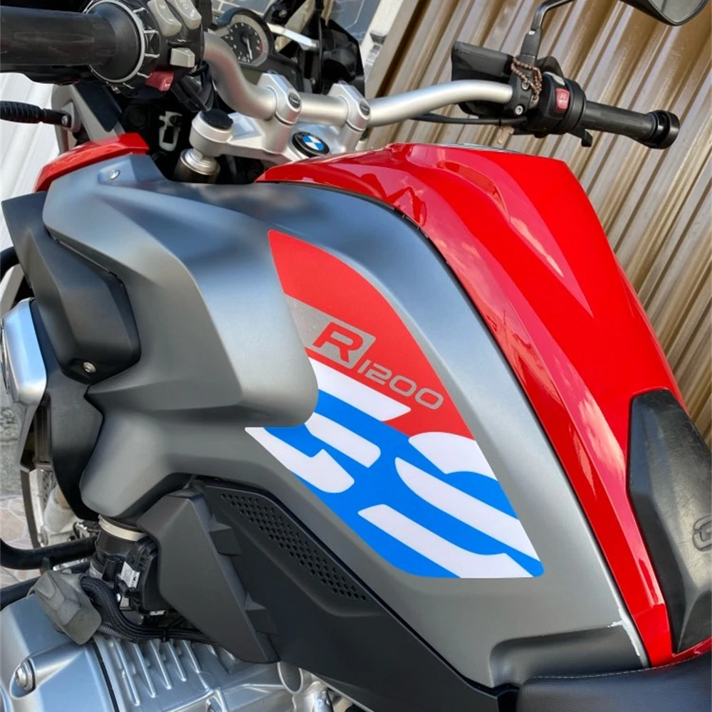 

1 Pair Car Styling Vinyl Decal Motorcycle Oil Tank Protect Sticker for BMW 2013~2016 ADV GS R1200-LC reflective
