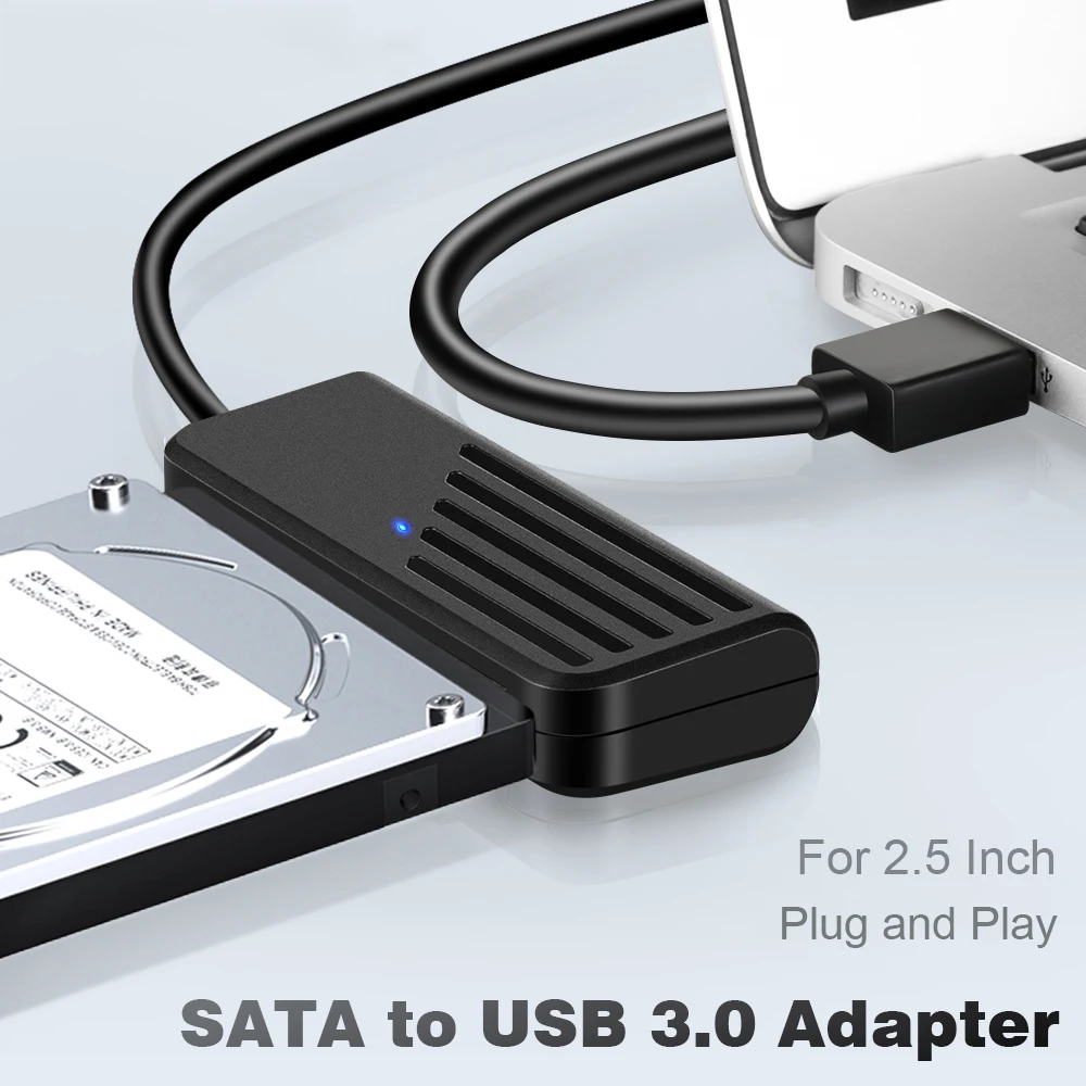 

Переходник с SATA на USB 3,0, кабель Type C на SATA, 5 Гбит/с, Высокоскоростная передача данных, адаптер SATA для 2,5-дюймового жесткого диска HDD SSD